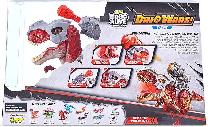 Robo Alive Dino: Dino Wars - T-Rex With Defensive Armor