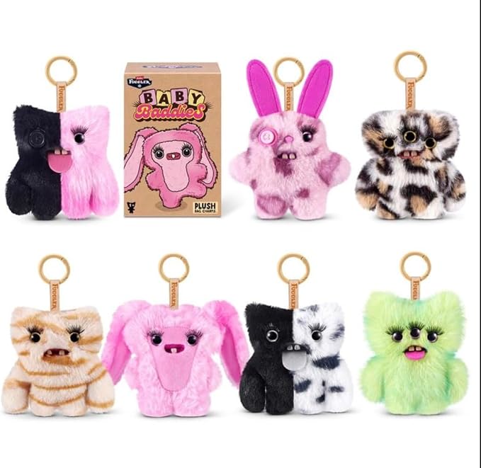 ZURU Fuggler: Baby Baddies Mystery Bag Plush Charm