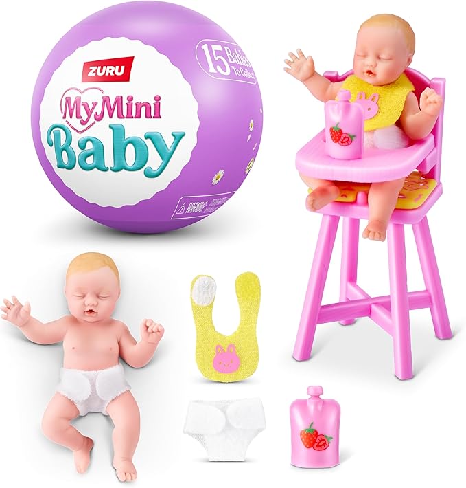 ZURU 5 Surprise: MY MINI BABY-SERIES 2 Mystery CAPSULE