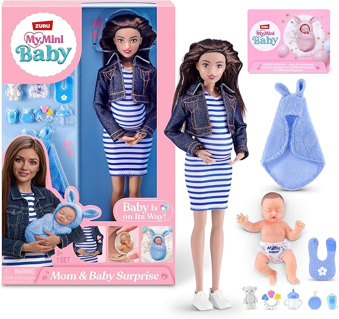 Zuru My Mini Baby - Mom & Baby Doll Suprise (2 Types)