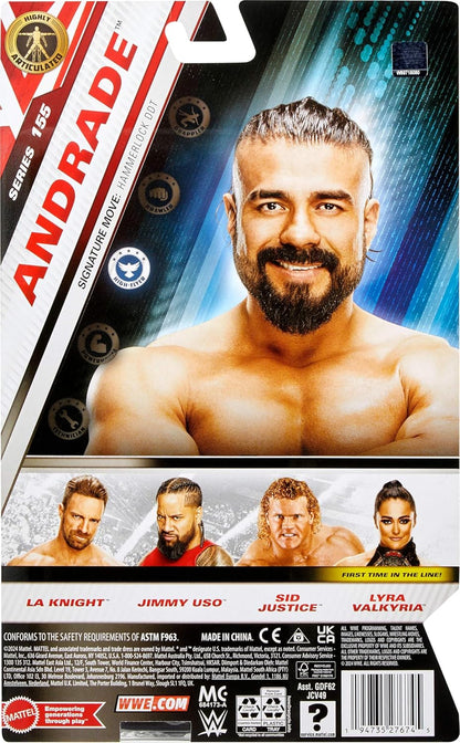 Mattel WWE Andrade Action Figure (JCV49)