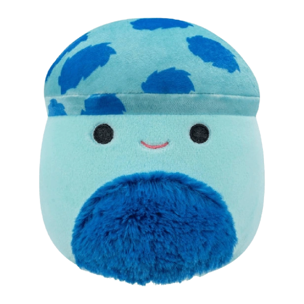 Squishmallows Original 16-Inch-Ankur The Teal Mushroom with Blue Fuzzy Spots