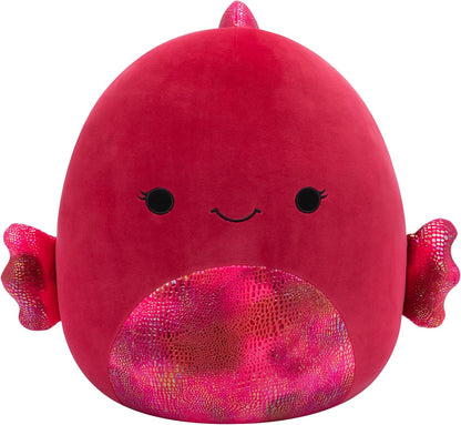 Squishmallows 16 Inch Plush - Barella Raspeberry Betta Fish