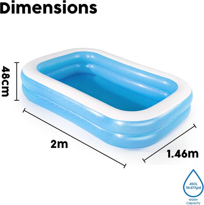 Bestway Family Blue Rectangle Pool
