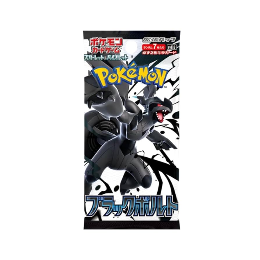 Pokemon TCG: Black Bolt Single Booster Pack (Japanese)
