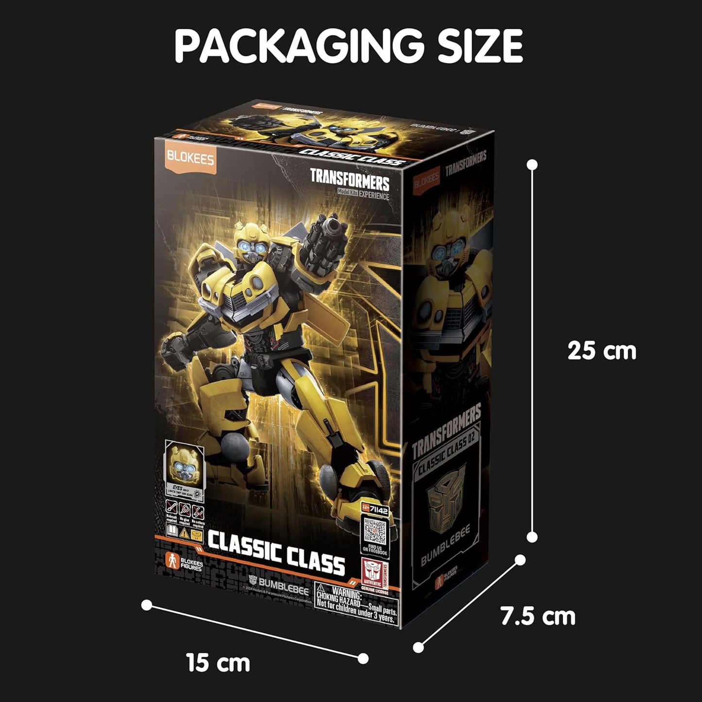 Blokees Transformers Figures - Classic Bumblebee Action Figure
