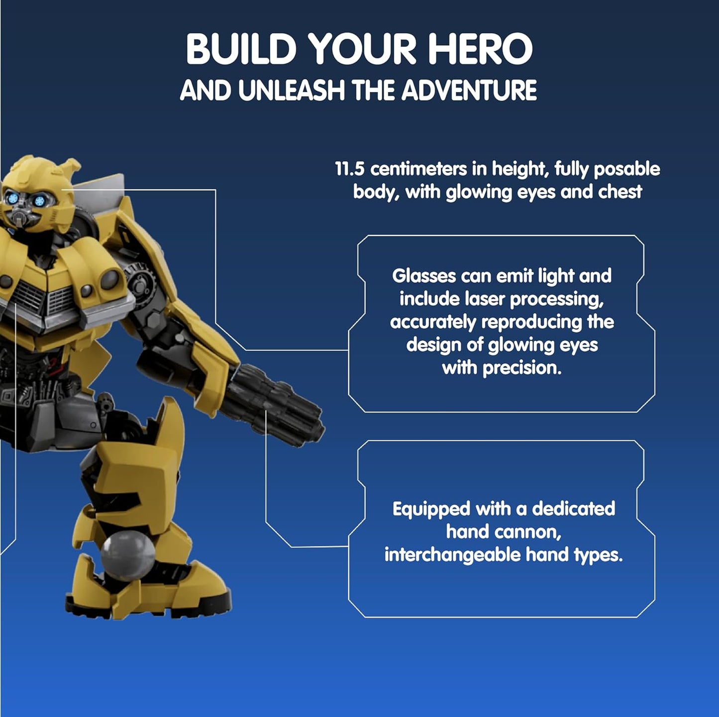 Blokees Transformers Figures - Classic Bumblebee Action Figure