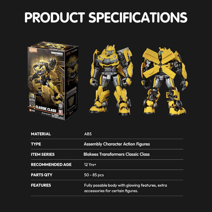 Blokees Transformers Figures - Classic Bumblebee Action Figure