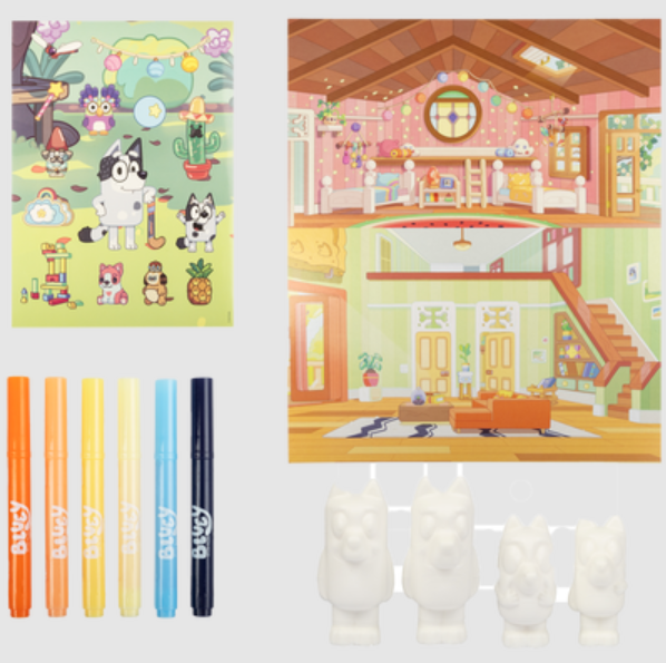 Bluey Colour in Squishems: Pack of 4