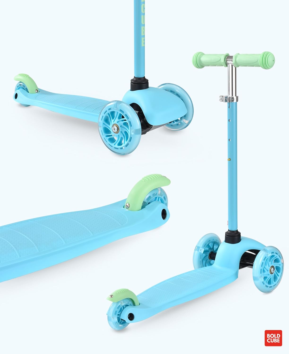 BOLDCUBE Teeny | 3 Wheel Mint Scooter for Kids & Toddlers