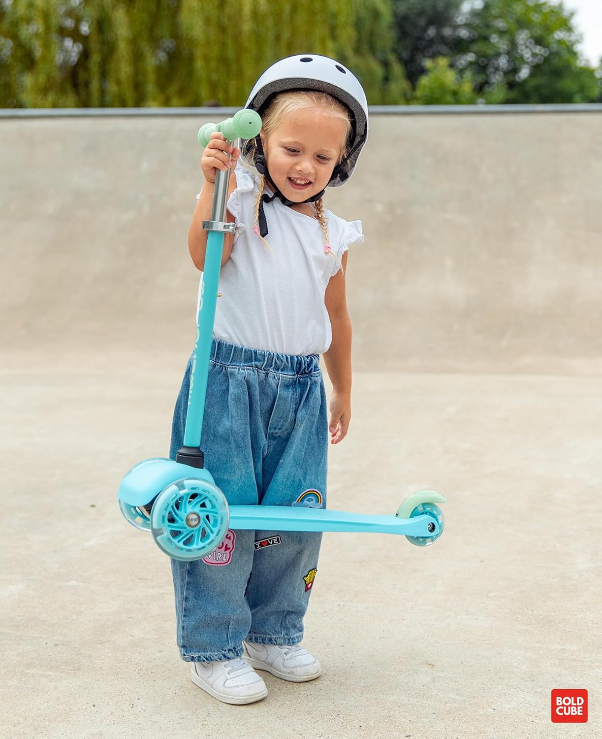 BOLDCUBE Teeny | 3 Wheel Mint Scooter for Kids & Toddlers