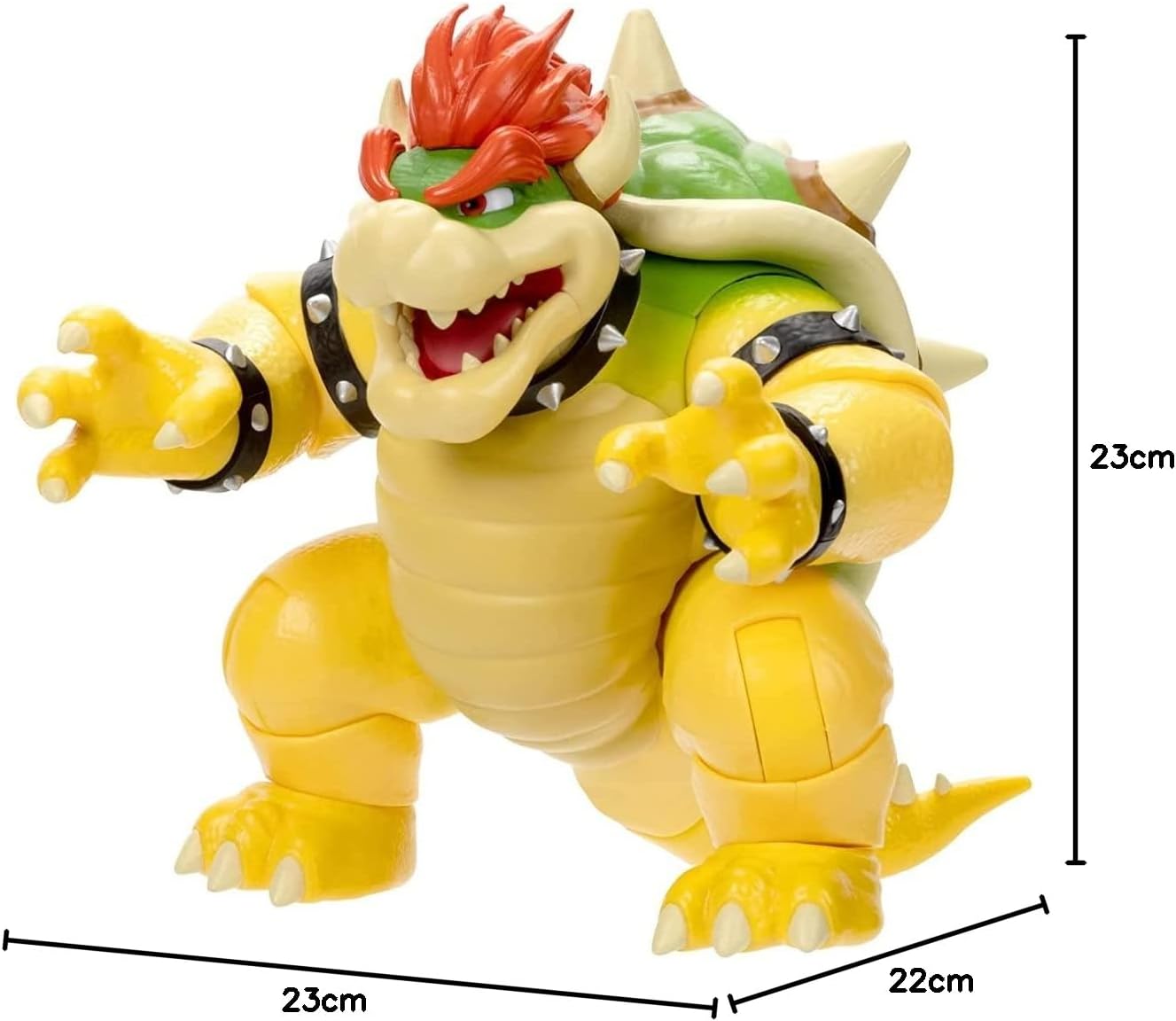 THE SUPER MARIO BROS. MOVIE 7-Inch / 18cm Feature Bowser Action Figure