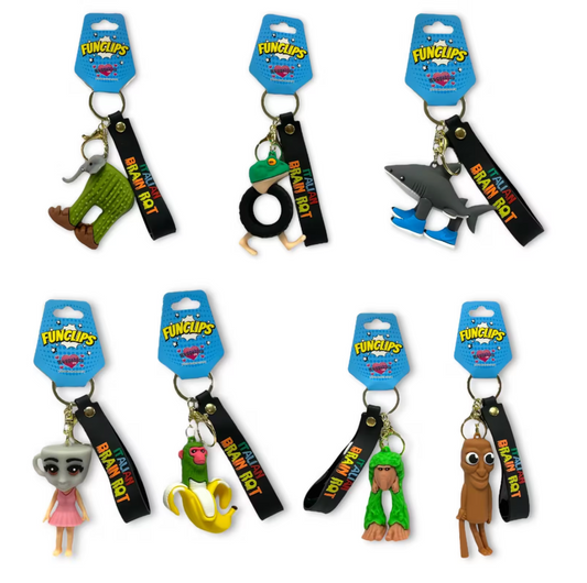 Italian Brainrot Key Fob Assortment