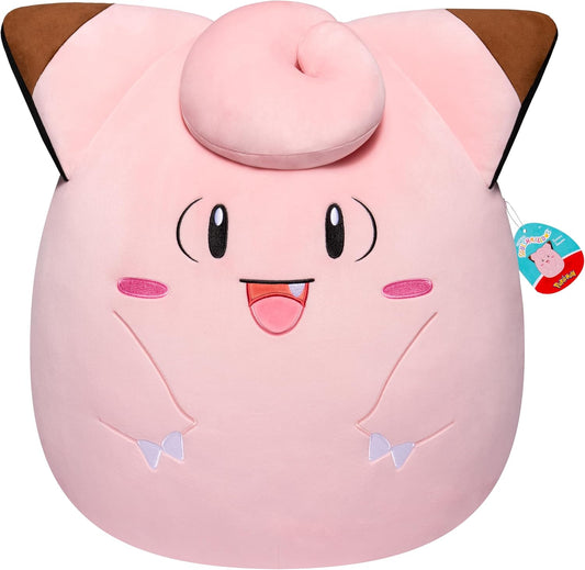 Squishmallows Pokémon 20-Inch Clefairy Plush