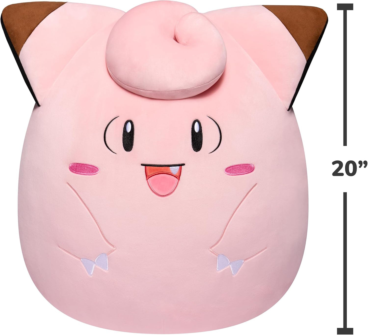 Squishmallows Pokémon 20-Inch Clefairy Plush