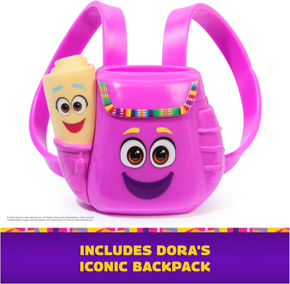 Dora Sing & Explore Doll, 2+ Songs & 12+ Sounds - Spanish Box Packaging
