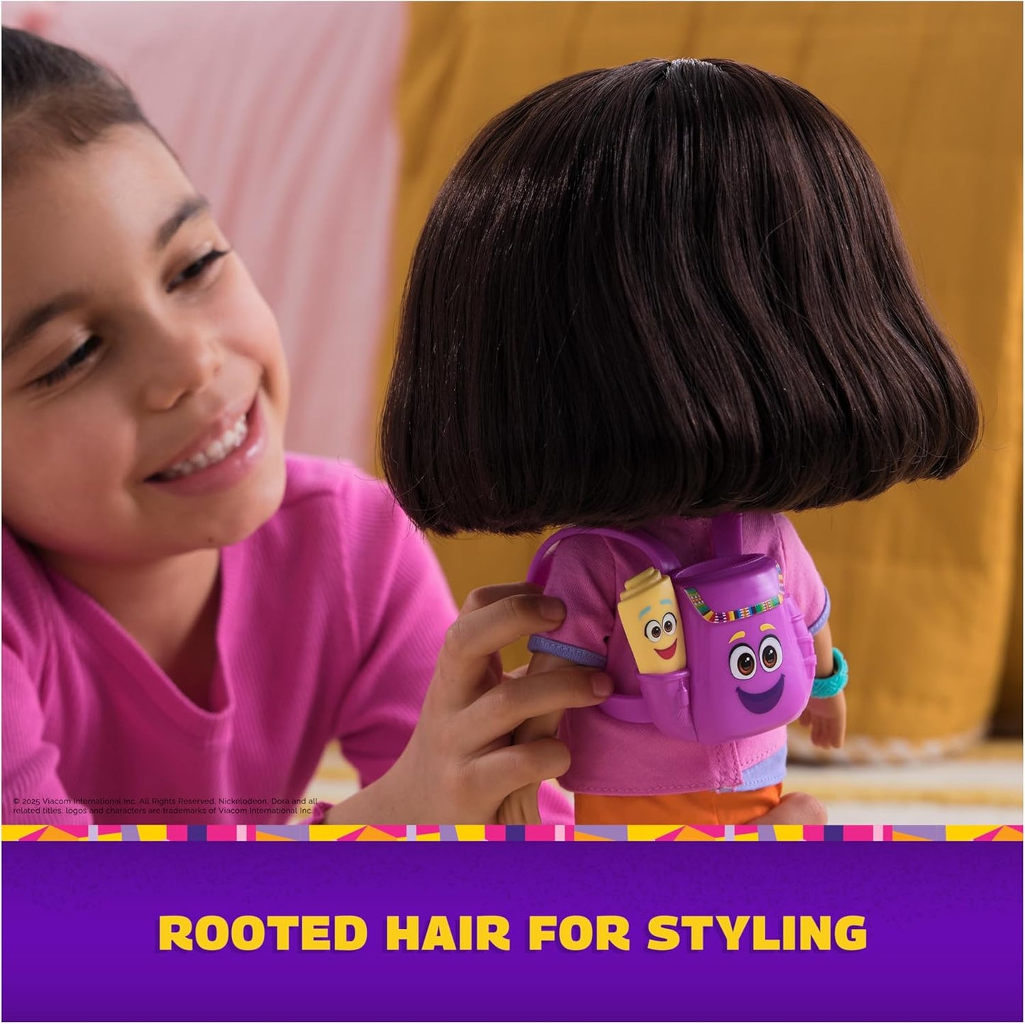 Dora Sing & Explore Doll, 2+ Songs & 12+ Sounds - Spanish Box Packaging