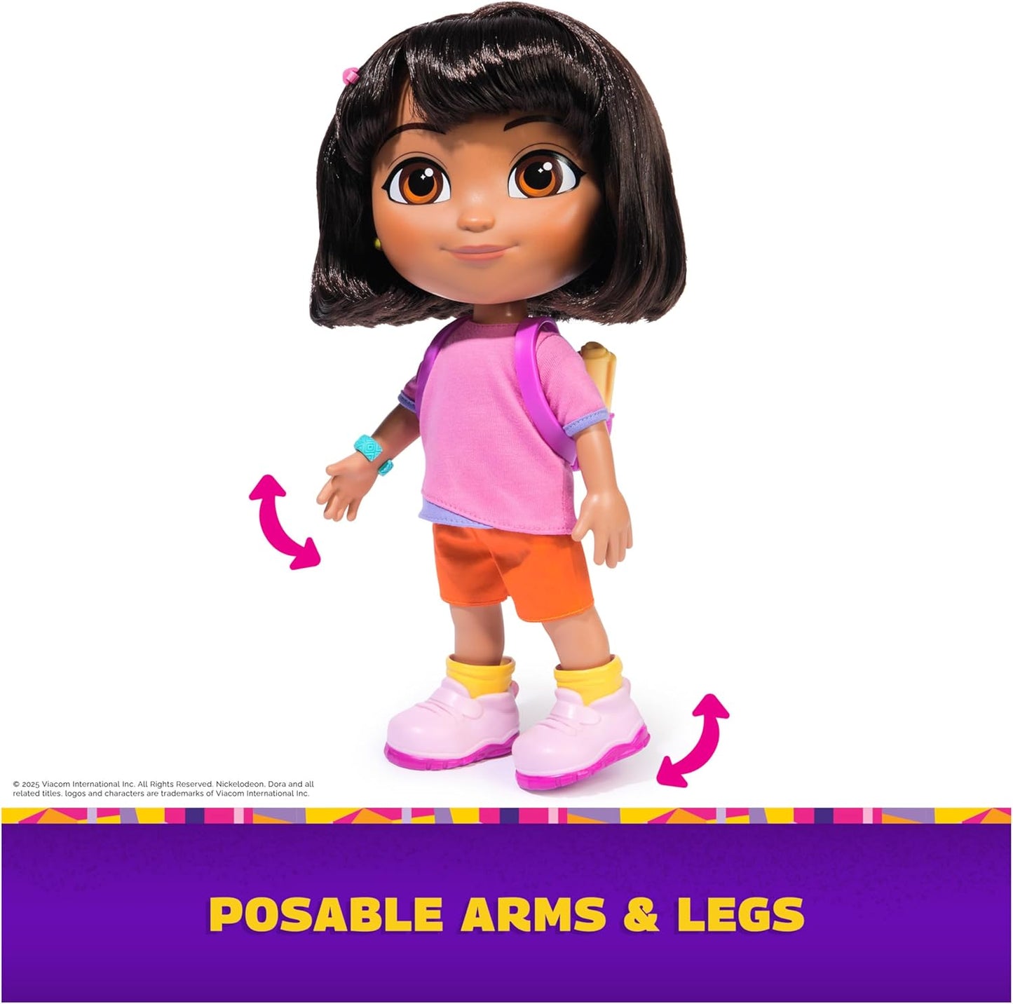 Dora Sing & Explore Doll, 2+ Songs & 12+ Sounds - Spanish Box Packaging