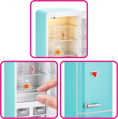 Mini Brands Fill The Fridge Playset w/UV Light by ZURU, Collectibles, DIY, Resin