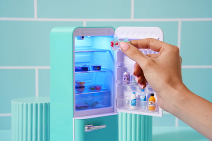 Mini Brands Fill The Fridge Playset w/UV Light by ZURU, Collectibles, DIY, Resin