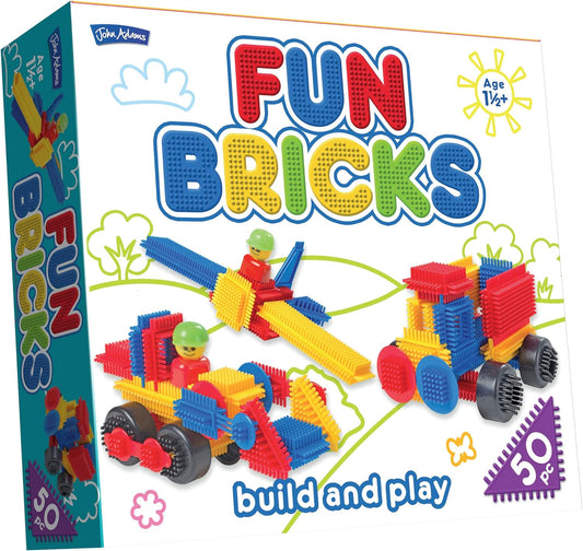 John Adams | Fun Bricks 50 Piece Set: Build and Play