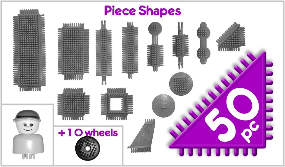 John Adams | Fun Bricks 50 Piece Set: Build and Play