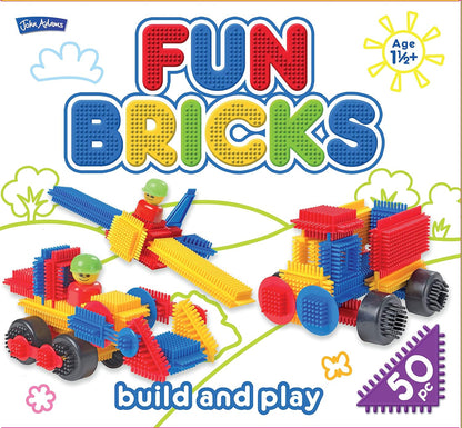 John Adams | Fun Bricks 50 Piece Set: Build and Play