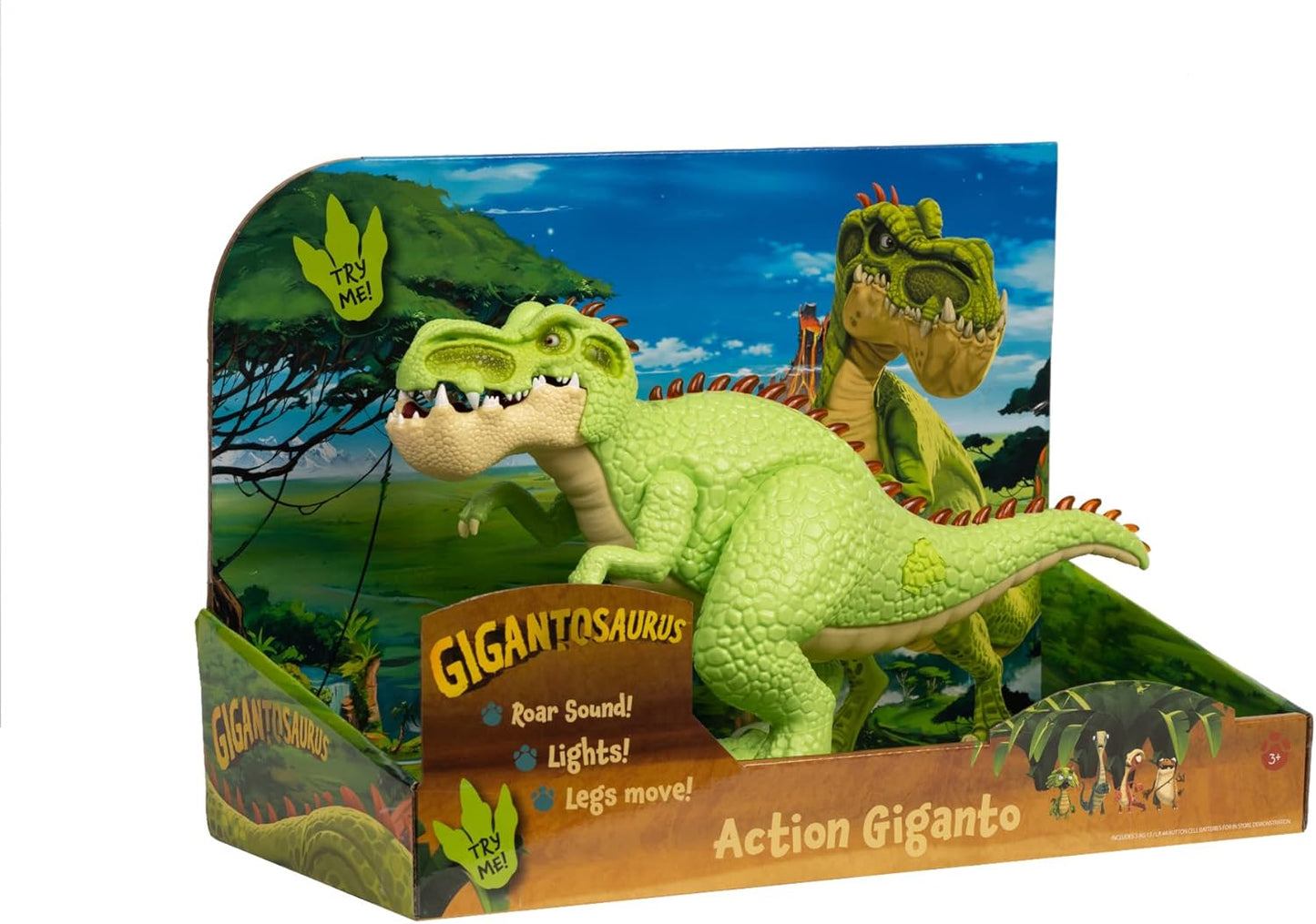 Gigantosaurus 14 Inch Dinosaur Action Figure Toy, Giganto