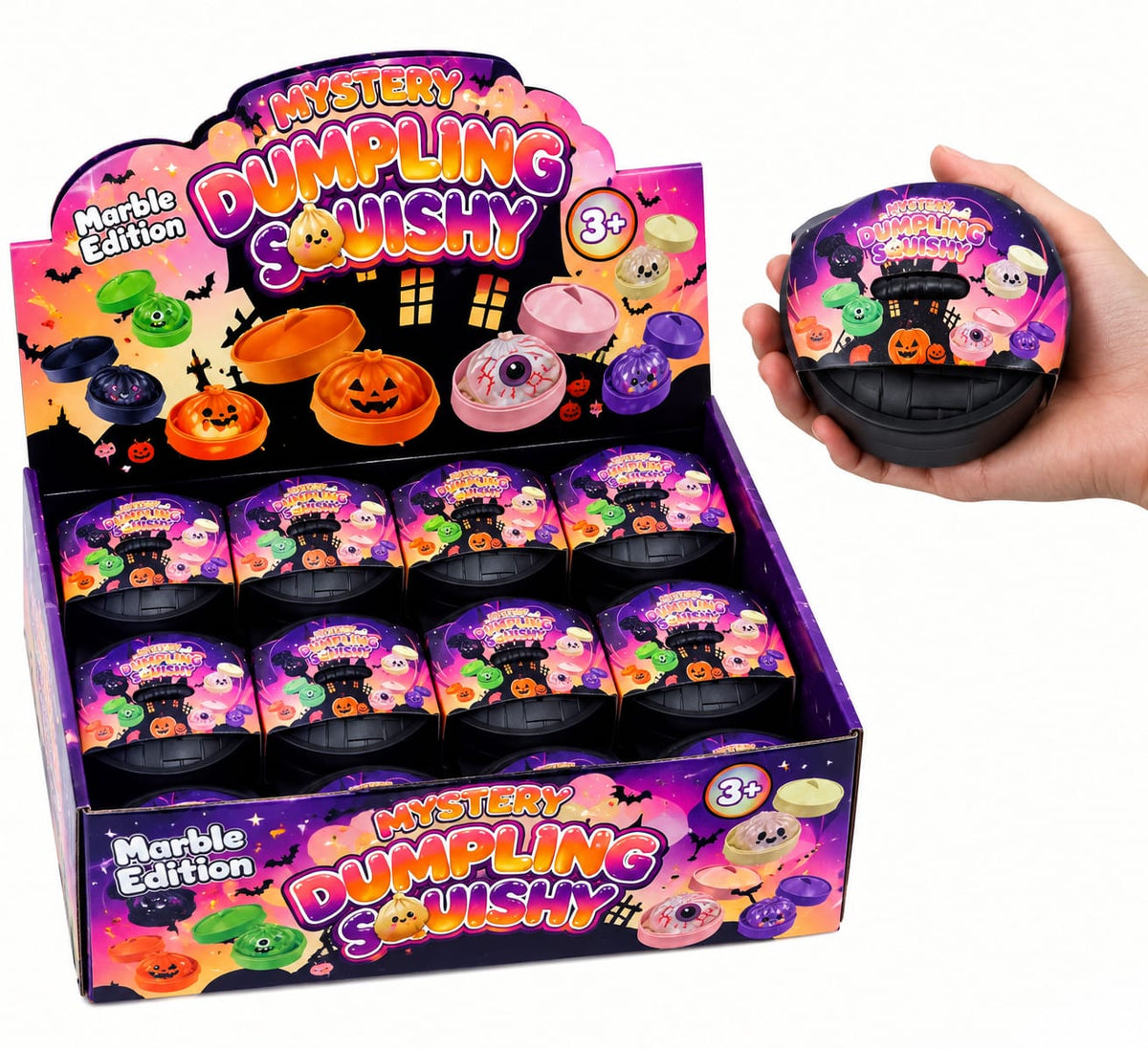 Halloween  Squooshies Squishy Dumplings (1 single)