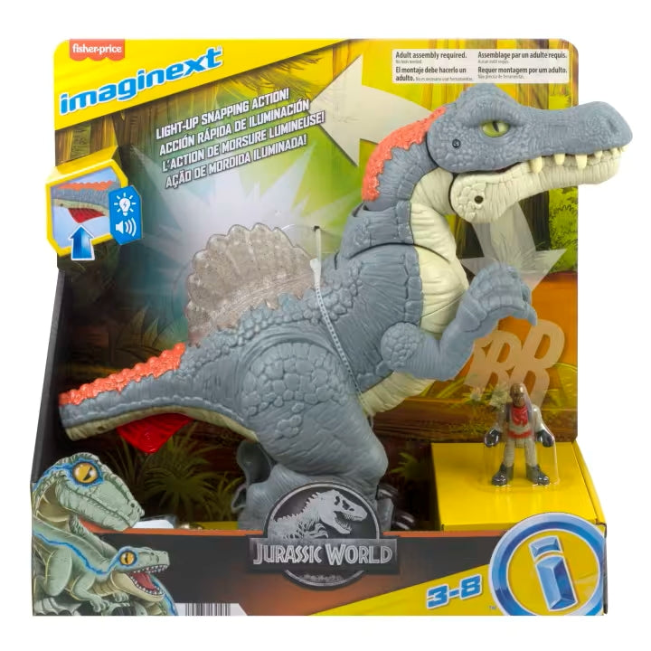 Imaginext Jurassic World Ultra Snap Spinosaurus Dinosaur (HML41)
