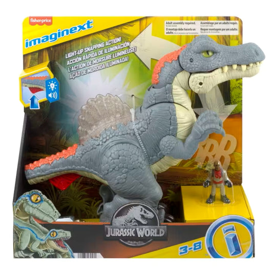 Imaginext Jurassic World Ultra Snap Spinosaurus Dinosaur (HML41)