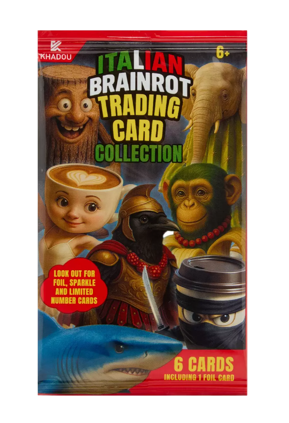 Italian Brainrot Trading Card Collection Single Packet Toy Barnhaus