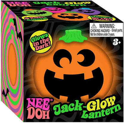 NeeDoh Jack-Glow Lantern - Halloween Fidget Toy
