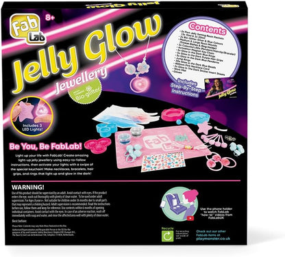 FabLab Jelly Glow Jewellery Making Kit | Create FAB Glow in The Dark Jelly Jewellery!