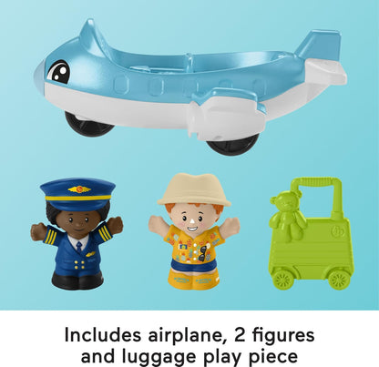Fisher-Price Little People Toddler Toy Everyday Adventures Airport Playset (JFW61)