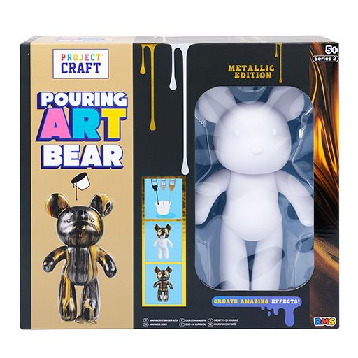 Marble Bear | Paint Your Own Bear - Metallic Edition