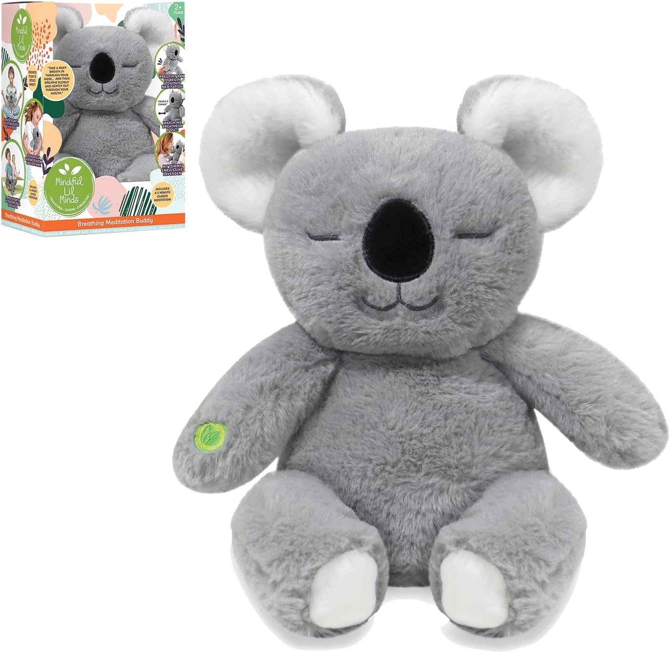 Mindful Lil Minds Koala Breathing - Meditation Buddy Cuddly Anxiety Reducing Toy