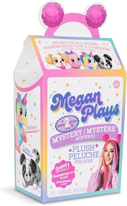 Megan Plays Plush Toy, Basic Fun, 03352, Cute Animal Plush Toys, Mystery Box