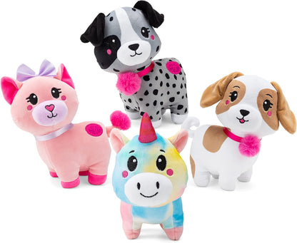 Megan Plays Plush Toy, Basic Fun, 03352, Cute Animal Plush Toys, Mystery Box