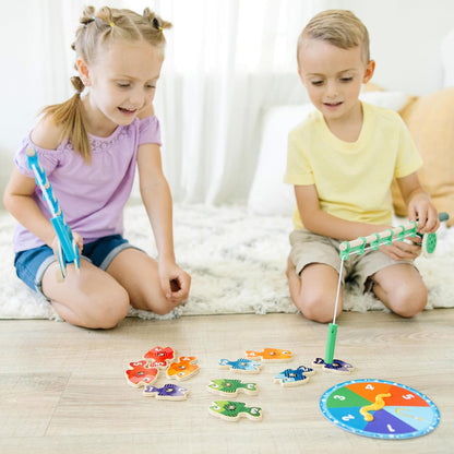 Melissa & Doug Wooden Fishing Game - Magnetic Catch & Count
