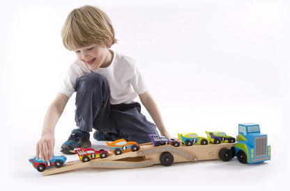 Melissa & Doug Mega Race-Car Carrier
