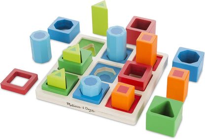 Melissa & Doug Shape Sequence Wooden Sorting Set and Educational Toy