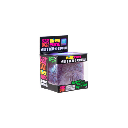 Needoh Glitter & Glow Nice Cube