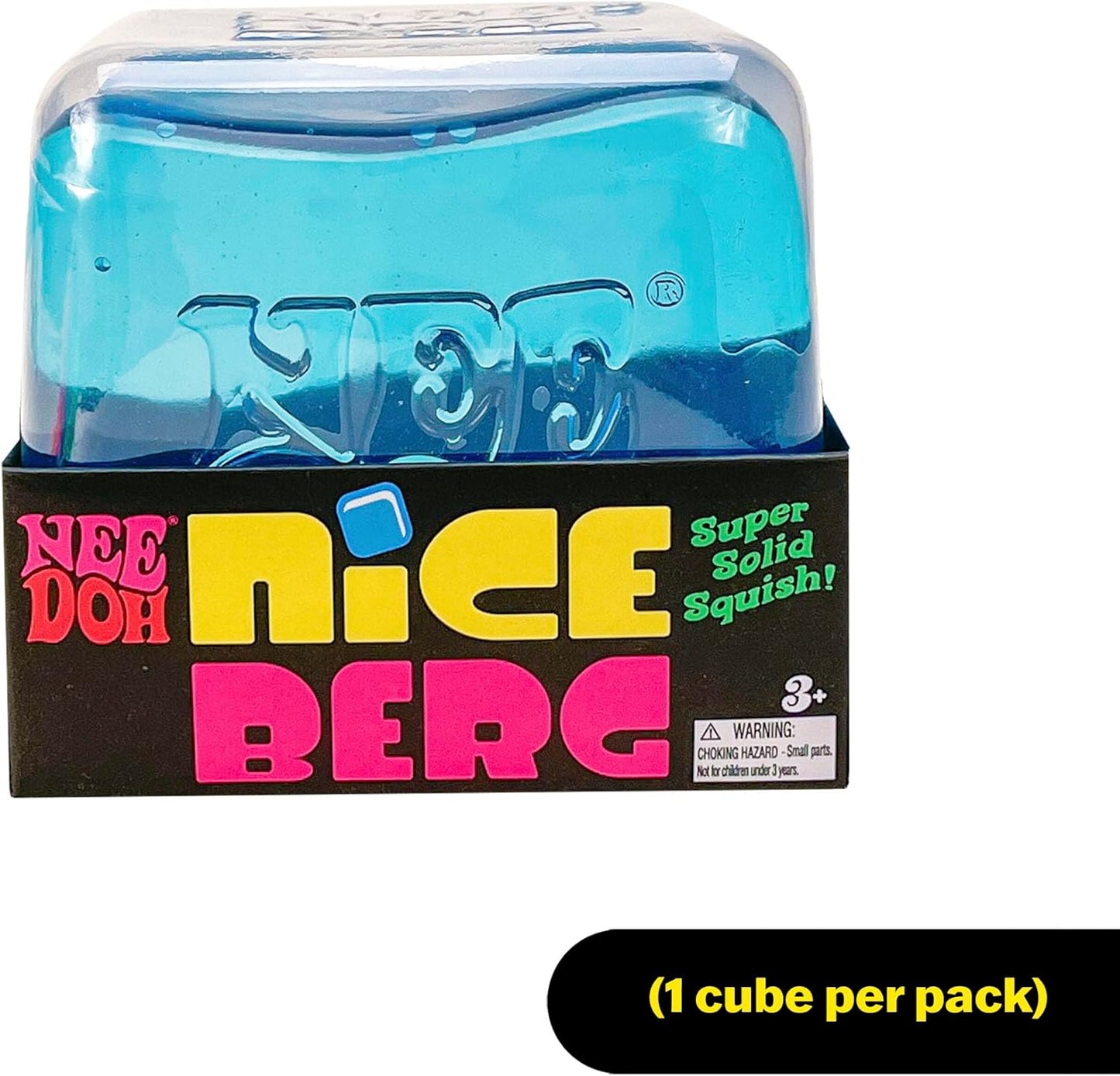 NeeDoh Niceberg - Large Squishy Ice Cube Fidget Toy For Kids