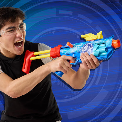 Nerf Loadout FrostFusion Blaster, 4 Interchangeable Attachment Accessories, 30 Nerf N1 Darts