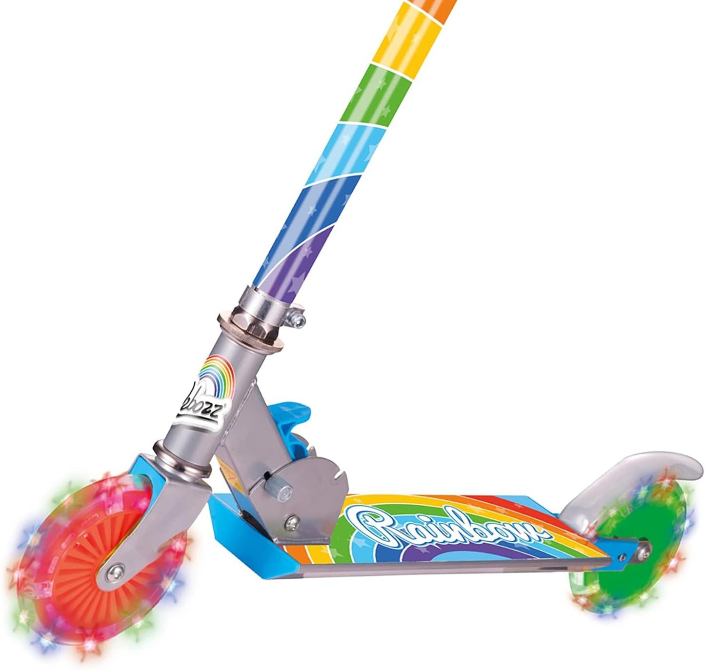 Ozbozz Rainbow Scooter with Flashing Wheels
