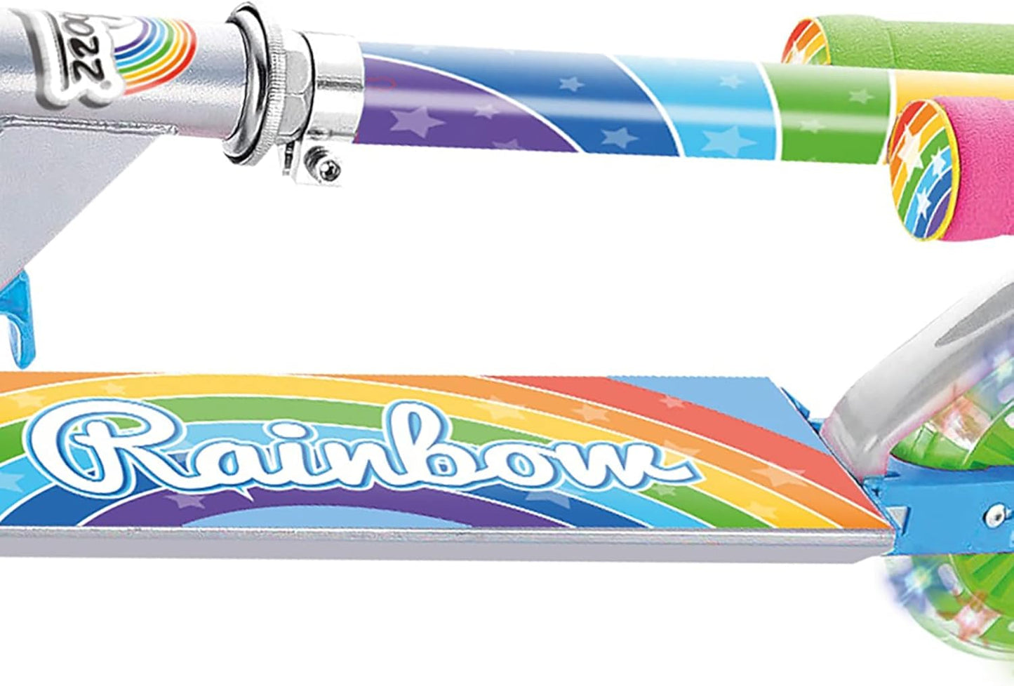 Ozbozz Rainbow Scooter with Flashing Wheels