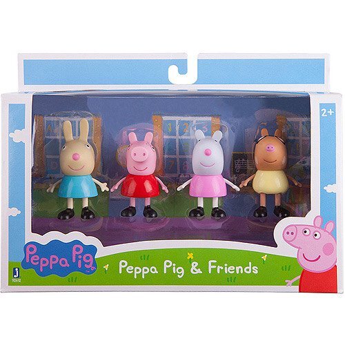 Peppa Pig & Friends 4 Pack - Suzy Sheep, Pedro Pony, and Rebecca Rabbit