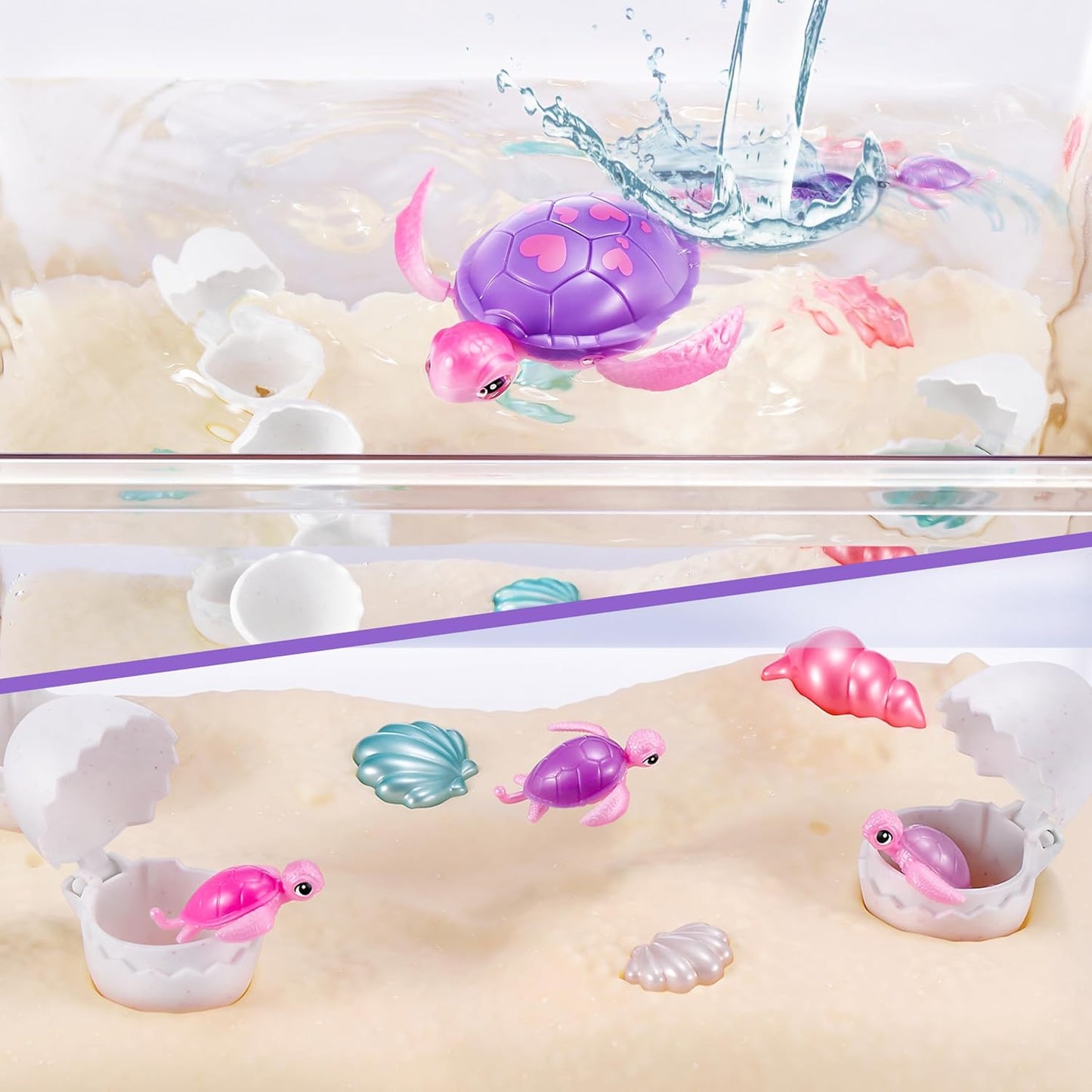 Pets Alive Mama Turtle Surprise by ZURU, Robot Toy Pet Turtle