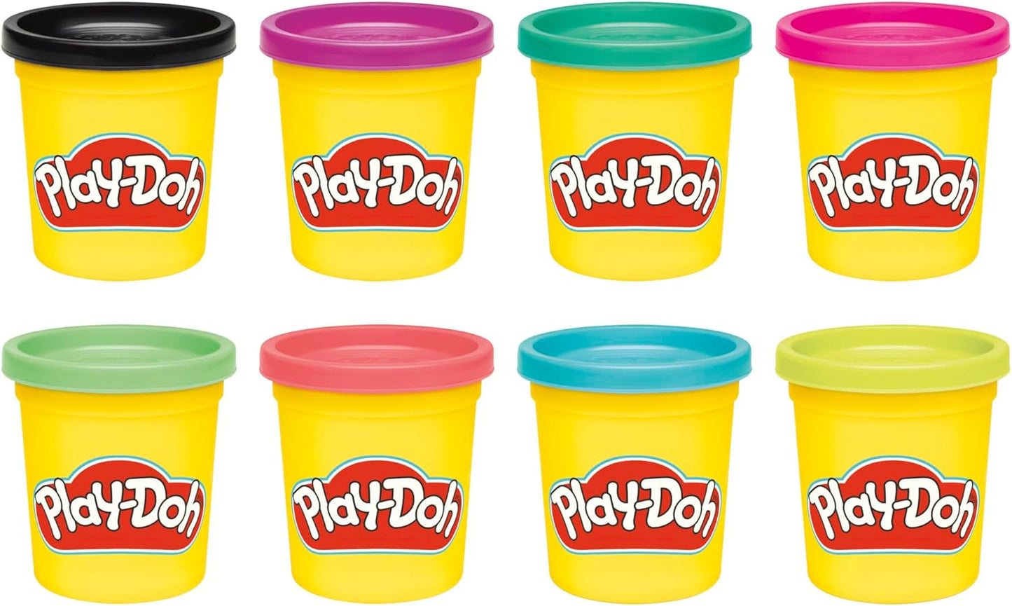 Play-Doh Vibrant Colours Modelling Compound Pack Of 8